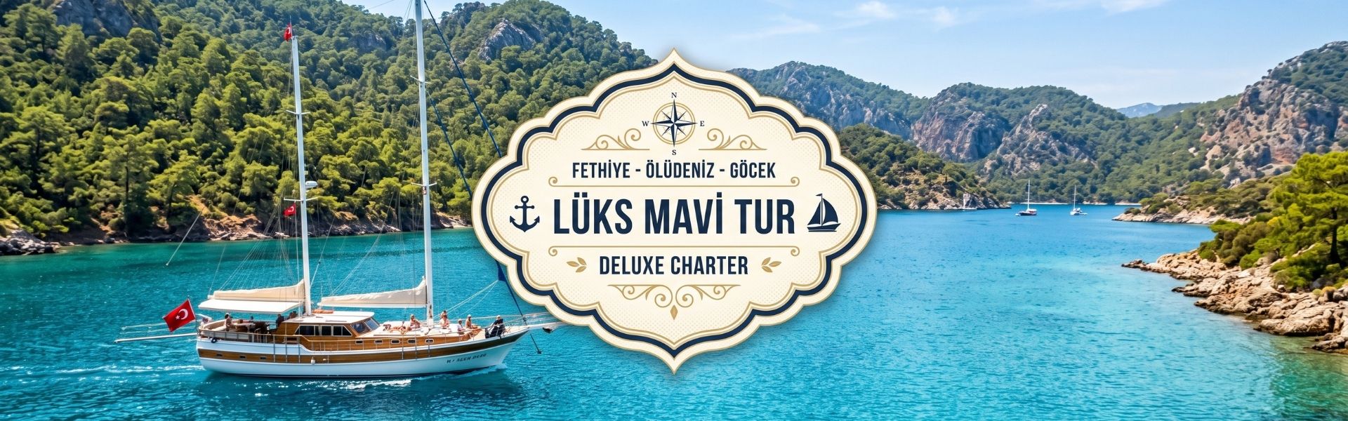 Fethiye - Ölüdeniz - Göcek Lüks Mavi Tur | Deluxe Charter | Kaya Yachting