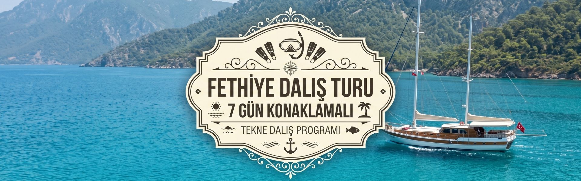 Fethiye Dalış Turu | Konaklamalı 7 Günlük Tekne Dalış Programı
